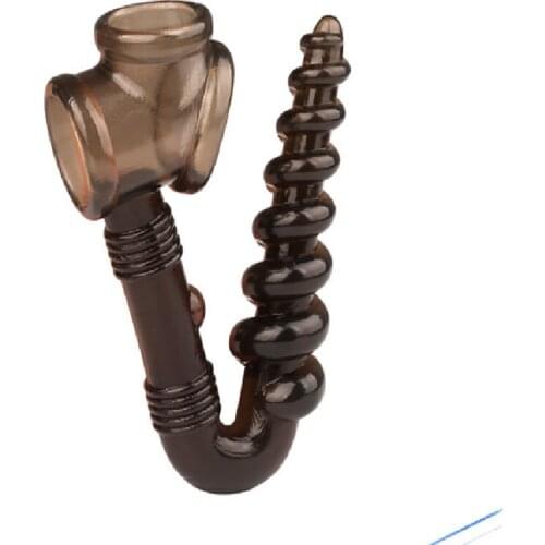 Soft Silicone Anal Butt Plug and Penis Cock Ring Prostate Massage Stimulator Male Masturbator Erotic Sex Toys for Men