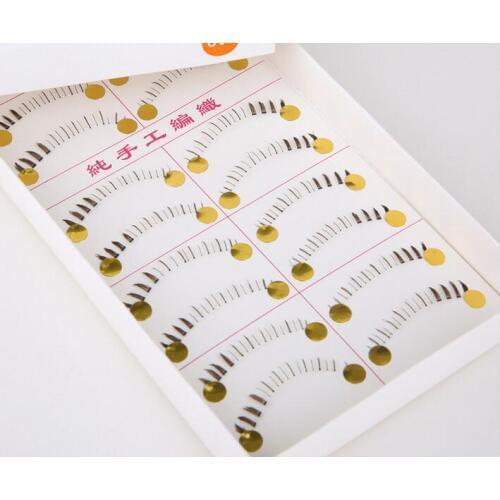 Natural tail tip thick DIY false lower eyelashes handmade lashes as fake eyelashes artificial eyelashes for women beauty makeup