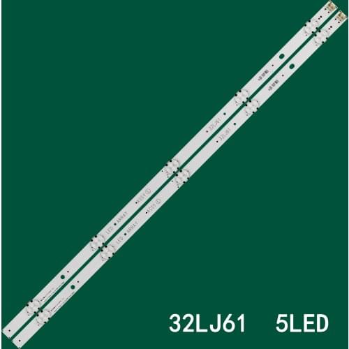 New 2 PCS LED backlight strip For LG 32LJ610V 32LJ610U LED ARRAY ASSY 32LJ61 SSC_32LJ61_BOE(FHD)_5LED HC320DUN-ABSL1-A14X