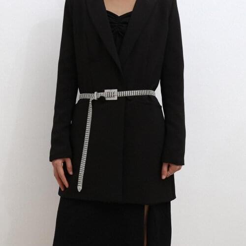 2020 New Rhinestone Womens Belt Fashion Shiny Crystal Waistbands Female Luxury Waist Party Belt Chains Dress Accessories