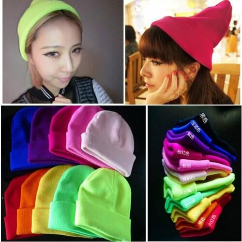 2020 New Winter Hats for Woman Beanies Knitted Solid Cute Hat Girls Autumn Female Beanie Caps Warmer Bonnet Ladies Casual Cap