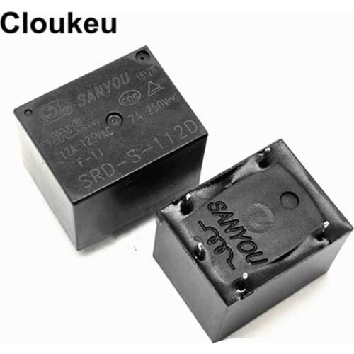 SRD-S-112D 12VDC 10A Relay DIP5