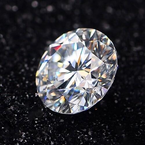 Loose Gemstones Moissanite Stone 0.3ct 0.4ct 0.8ct 6ct 1ct D Color VVS1 Round Diamond Shape Excellent Moissanite Jewelry
