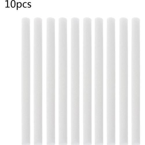 MEXI 10Pcs 8mmx130mm Humidifiers Filters Cotton Swab for Humidifier Aroma Diffuser