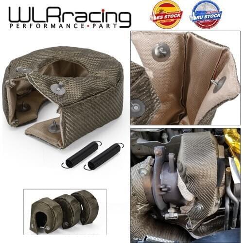 WLR - 100% Full Titanium T3 Turbo Blanket Turbo Heat Shield Fit : T2 T25 T28 GT28 GT30 GT35 And Most T3 Turbo WLR1303-2T/TBF03