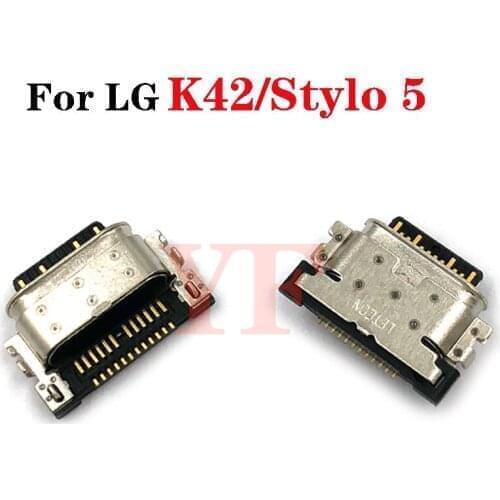 10PCS For LG Stylo 4 5 Q710 K42 Stylo 5 Micro Usb Charging Connector Plug Dock Socket Port
