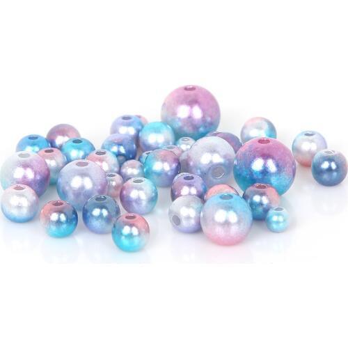 4mm -10mm mixed packaging, 350pcs ABS imitation pearl beads, jewelry production, jewelry handmade necklace