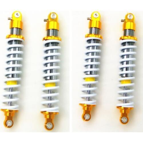 4PCS 370mm MOTORCYCLE ATV front shock absorber Rear shock absorber CFMOTO FOR CF500 ATV OR CF800-2/CFX8 WHITE GOLD