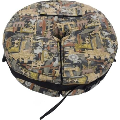 46cm Round Tent Sandbags Outdoor Awnings Dvertising Display Booth Fixed Windproof Rain-proof Wheel Portable Sandbag