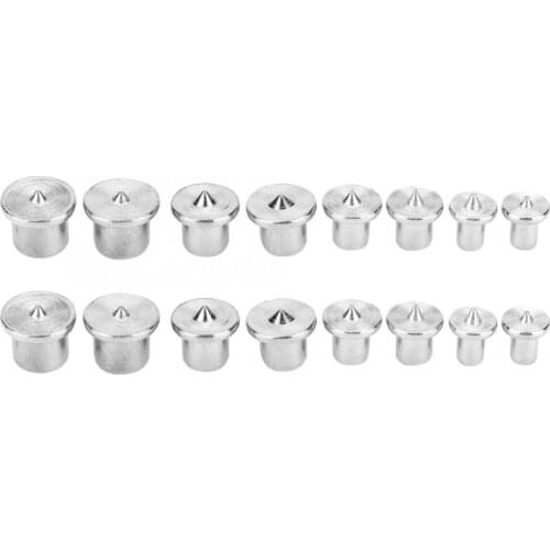 8pcs Woodworking Dowel Centers Tenon Alignment Tool Points Marker 6/8/10/12mm Dowel Tenon Center Set Transfer Plugs