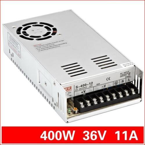 Free shipping 400 W 36 V 11A Output tunggal Switching power supply untuk kamera CCTV dipimpin
