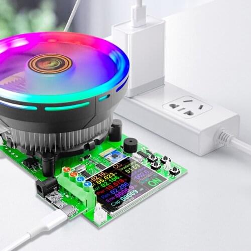 DL24/P Color 2.4" DC USB tester electronic load lithium battery capacity monitor discharge charge power meter supply checker APP