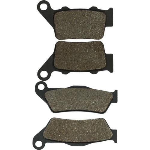Cyleto Motorcycle Front and Rear Brake Pads for HUSQVARNA CR125 CR250 1995-2004 SM 125 SM125 Supermotard 1999-2007