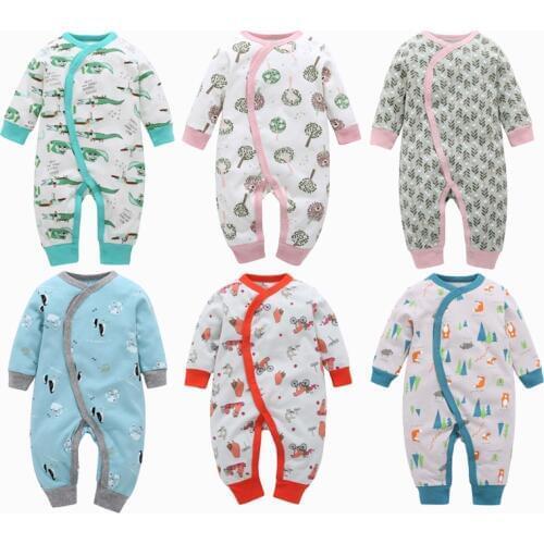 3-18M Baby Rompers Winter Warm Fleece Clothing Set for Boys Cartoon Animal Infant Girls Clothes Newborn Overalls Baby Jumpsuit