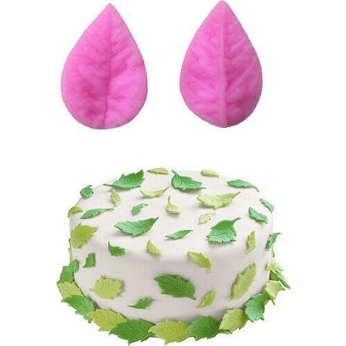 Leaf Shape Cake Mold 1PC Fondant Cake Molds Fondant Decoration Soap Chocolate Mould Kitchen Baking Cake Decorating Tools