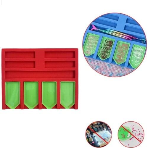 Diamond Painting Tools and Kits Drill Tray Organizer, Stackable Tray Holder Tower for Tray, Apply to Diamond Painting E56C