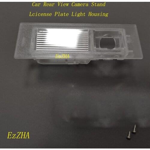 EzZHA Car Rear View Backup Camera Bracket License Plate Light Housing Mount For Jeep Renegade 2015 2016 2017 2018 2019