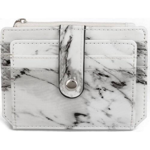 KANDRA New Men Marbling Credit Card Organizer Slim ID Card Coins Case Business Women Purse Wholesale