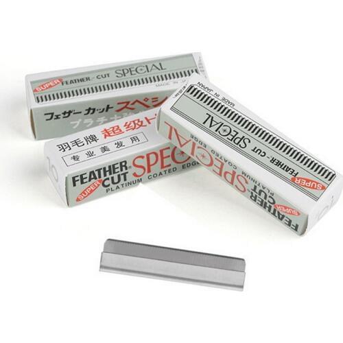 Free Shipping 50pcs Stainless Steel Eyebrow Trimmer Blades Super Feather Platinum Coated Edge Razor Blades