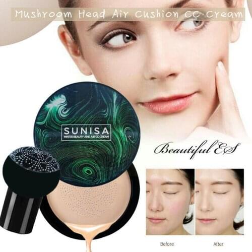 Mushroom Head Make Up Air Cushion Moisturizing Foundation Cream Makeup Makeup Natural Brightening Product Air-permeable Too J1U3
