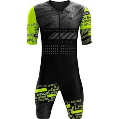 Fashion Men Womens Triathlon Short Sleeve Cycling Jersey Sets Skinsuit Maillot Ropa Ciclismo Bicycle Shirt Bike Clothe Jumpsuit