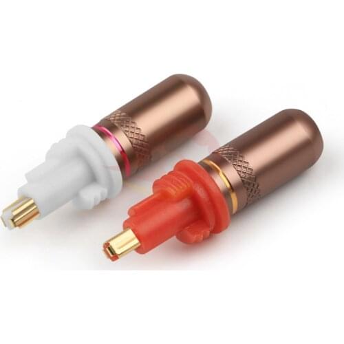 Earphone Pins EXK Audio Plug For MDR EX1000/800/600/7550 Headset Connector Gold Foil Shell Gold-Plated Headphone Splice Adapter