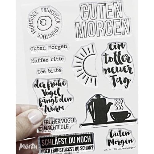 German Transparent Clear Silicone Stamp/Seal for DIY scrapbooking/photo album Decorative clear stamp sheets A2071