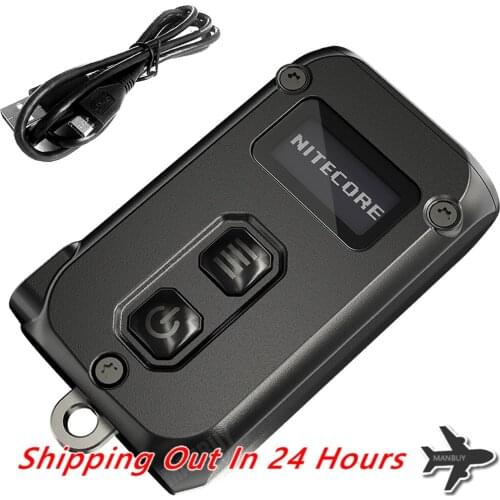 NITECORE TINI2 500LM Rechargeable Mini Keychain LED Flashlight Outdoor Camping Daily EDC Pocket Light Lightweight with USB Cable