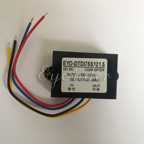 Good quality step down converter 36v 48v 60v 70v 72v 80v 90v 96v dc to 12v dc power supply 1a 12w isolation for car LED display