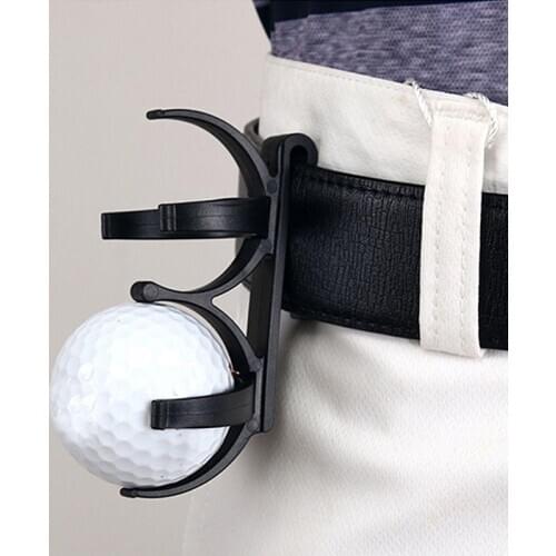 Golf Simple Croquet Clip Double Ball Clip Golf Ball Holder Clip Prop Organizer Sporting Training Accessory Golf Bag New