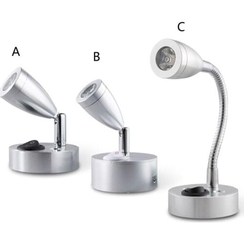 Yacht Interior Lighting Spotlight 12 Volt Reading Light Bright Bedside Lamp 180 Degree Adjustable LED Light