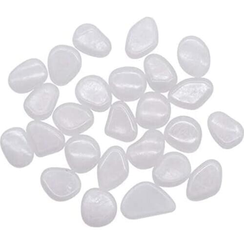 500Pcs Luminous Pebbles, Backyard Decoration, Yard Decorations, Outdoor Decoration, Luminous Stone Garden Rocks