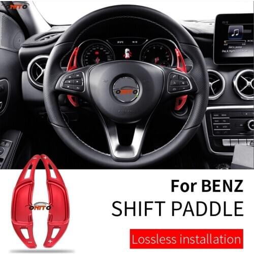 Aluminum alloy Extension Shifter Car Styling Shift Paddle Fit for Mercedes Benz A45 CLA45 C63 E63 G63 SL63 CLS63 CLS53