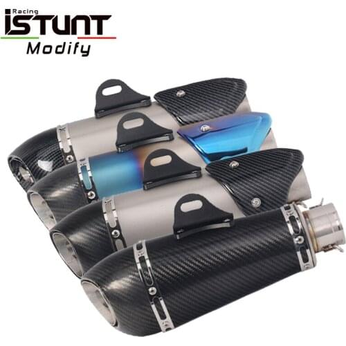 Universal Motorcycle Yoshimura Exhaust Pipe Escape Modified Carbon Muffler DB Killer Silencer For R3 R25 ninja250 ZX10r GSXR600