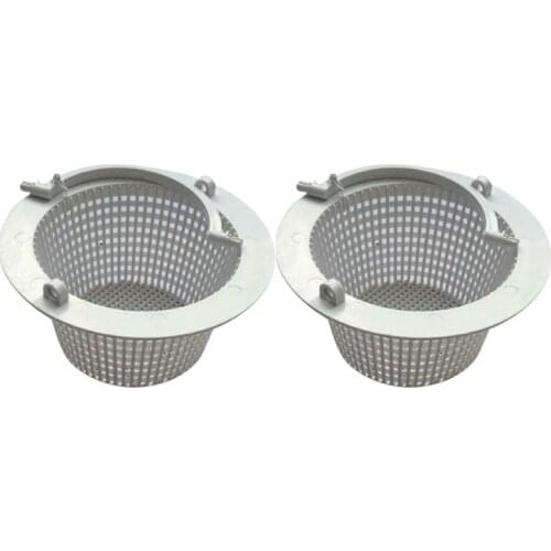 Universal Replacement Skimmer Basket Plastic Skimmers for Aboveground Swimming Pool 2 Pack