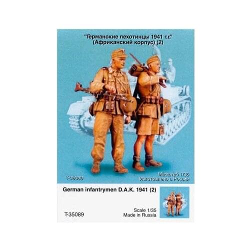1/35 Scale Germans in North Africa Figure Resin Model Kit Free Shipping