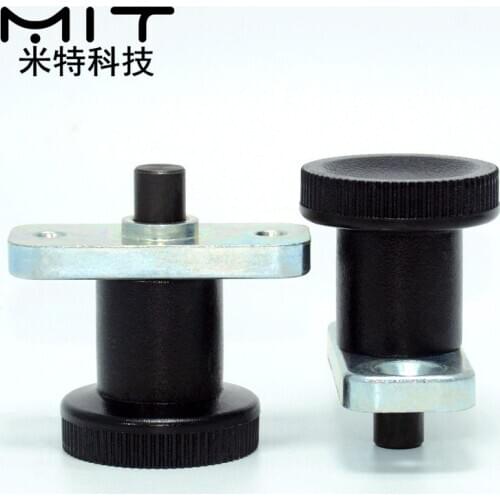 1PC Return Type Indexing Plungers Flange Mount Index Plunger Spring Pin with Plastic Knob