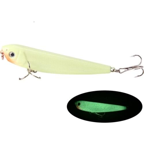 1pcs/winter ice Night fishing gear 5 different types lifelike hard bait7-9cm Artificial Crank Wobbler night fishing Pesca lure
