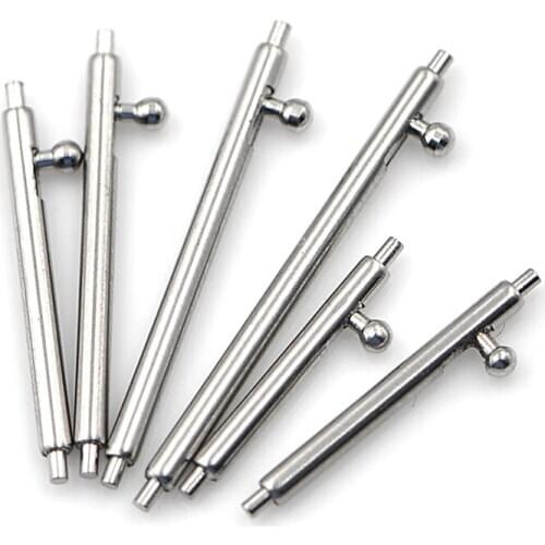 10pcs 16mm 18mm 20mm 22mm 24mm Strap Link Pin Stainless Steel Quick Release Watch Band Single Switch Spring Bars