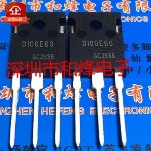 10PCS D100E60 IDW100E60 TO-247