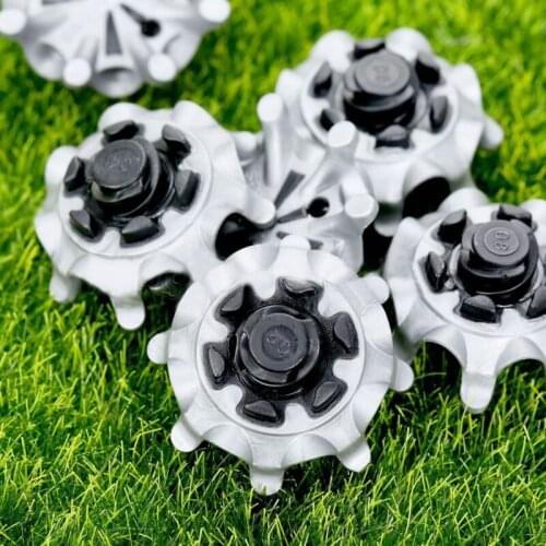 14Pcs TPR Golf Shoes Soft Spikes Pins 1/4 Turn Fast Twist Shoe Spikes Replacement Set Golf Training Aids