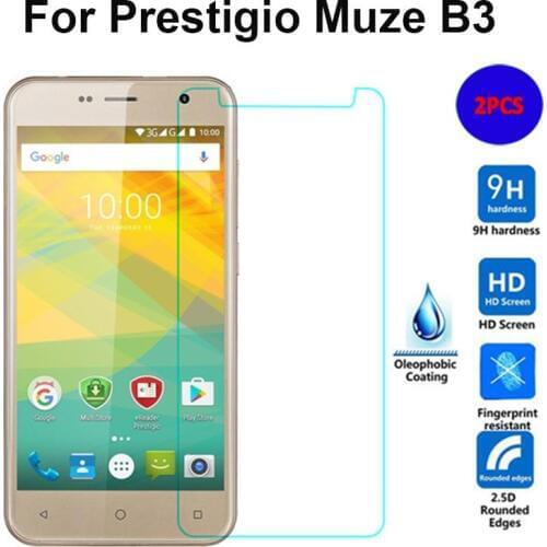 2PCS For Prestigio Muze B3 PSP3512 DUO Tempered Glass 2.5D 9H Explosion-proof LCD Screen Protector For Muze B3 PSP3512DUO Glass