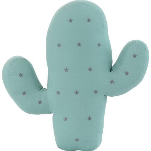 2style Creative Animals and Plants Printed Cactus Flamingos Three-dimensional Embroidery Cotton Comfort Cushion Plush Pillow Toy