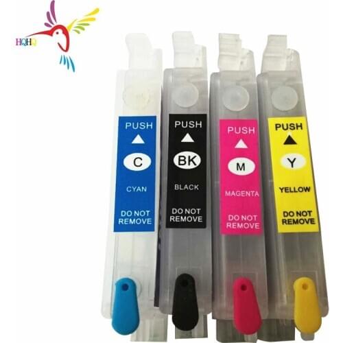 4pcs/Set T0461 T0472-T0474 Refill Ink Cartridge for Epson C64/C66/C84/C86/ CX6600/CX3600/CX3650 Printer with Permanent Chip