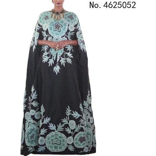 Middle East African Robe Abaya Dubai Muslim Women Fashion O-Neck Print Long Sleeve Loose Elegant Retro Maxi Long Dresses