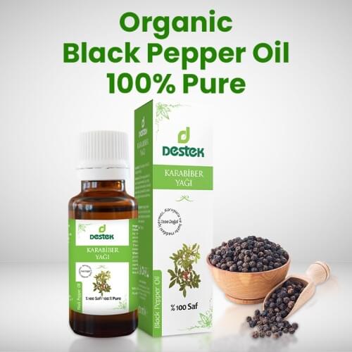 Black Pepper Oil 100% Pure Organic 20 ml Turkish Seed Plant Oils Essential Oils Natural Oils Aromatherapy Oils Natural Vegan Herbal Health Beauty Skin Care Body Care Skin Care Hair Care Body Care