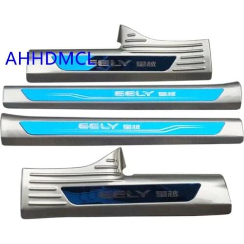 Car Welcome Pedal Threshold Strip Door Sill Strip For Geely FY11 Xingyue 2019 2020