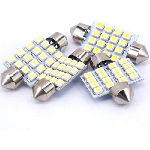 Free shipping 100x 31mm 36mm 39mm 41mm 16 SMD 1210 3528 LED Festoon light LED Festoon Interior Dome Light Lamp Bulb Adebayor