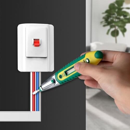 1pcs Digital Test Pencil Tester Electrical Voltage Detector Pen LCD Display Screwdriver 12~250V For Electrician Tools Hot