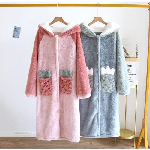 Женские теплые халаты HKSZ China At AliExpress